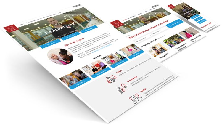 Werken bij website Frankelandgroep